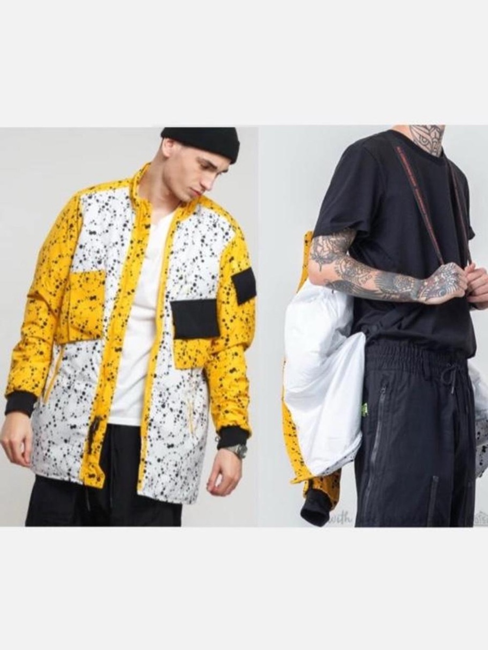 Nike ACG White and Yellow Errolson Hugh Edition ACG Insulated Coat by Nike ACG